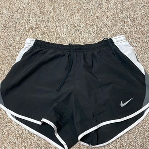 black & white nike shorts